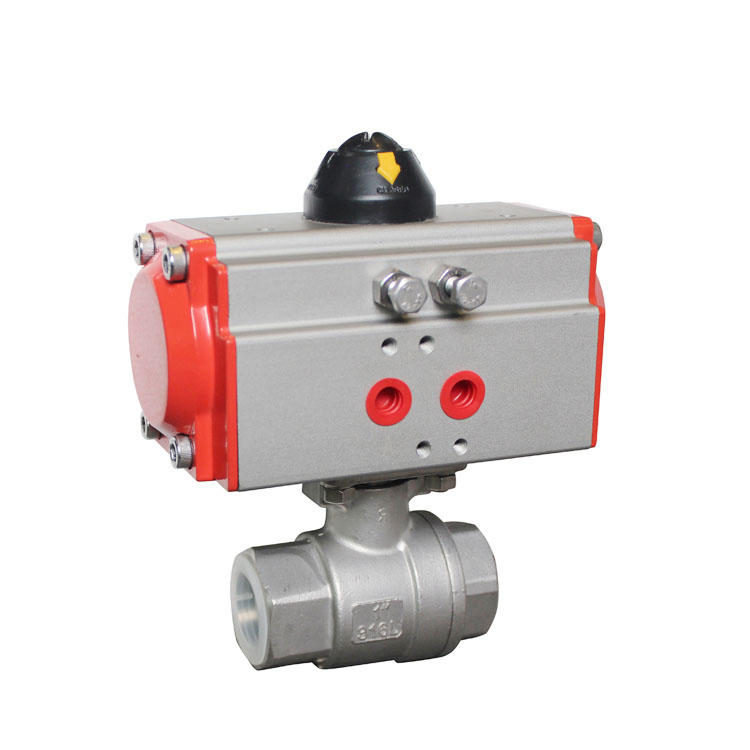 HK56-2PS Threaded Pneumatic Actuated Ball Valve